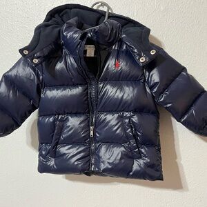 Ralph Lauren Navy Kids Puffer Jacket